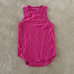 lululemon sculpt tank sonic pink size 2